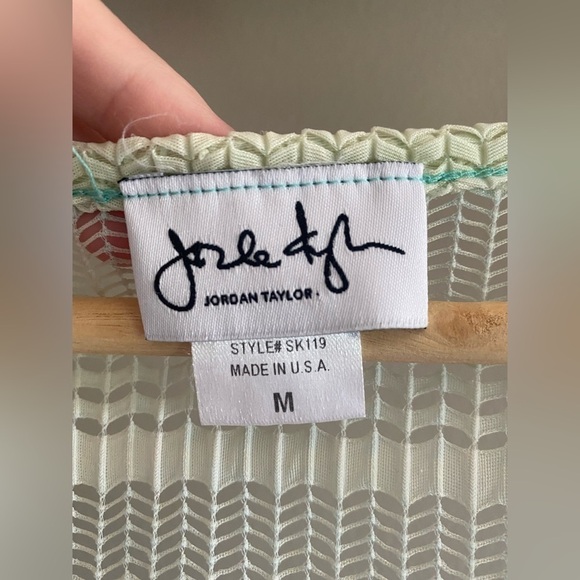 Jordan Taylor aqua marine swimsuit coverup - Picture 6 of 8